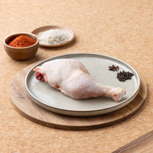 Cuisse de poulet avec dos