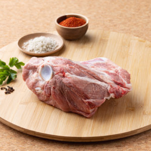 Palette de porc avec os