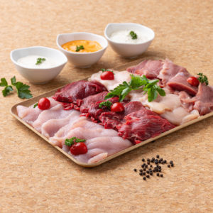 Plateau pierrade 4 personnes viande rouge et blanche