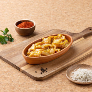 Émincés de poulet sauce curry par BVM les bouchers traiteurs