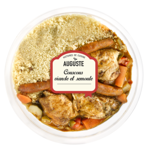 Couscous semoule et viande