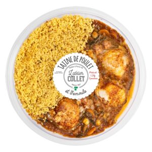 Tajine de poulet et semoule pour 2 personnes